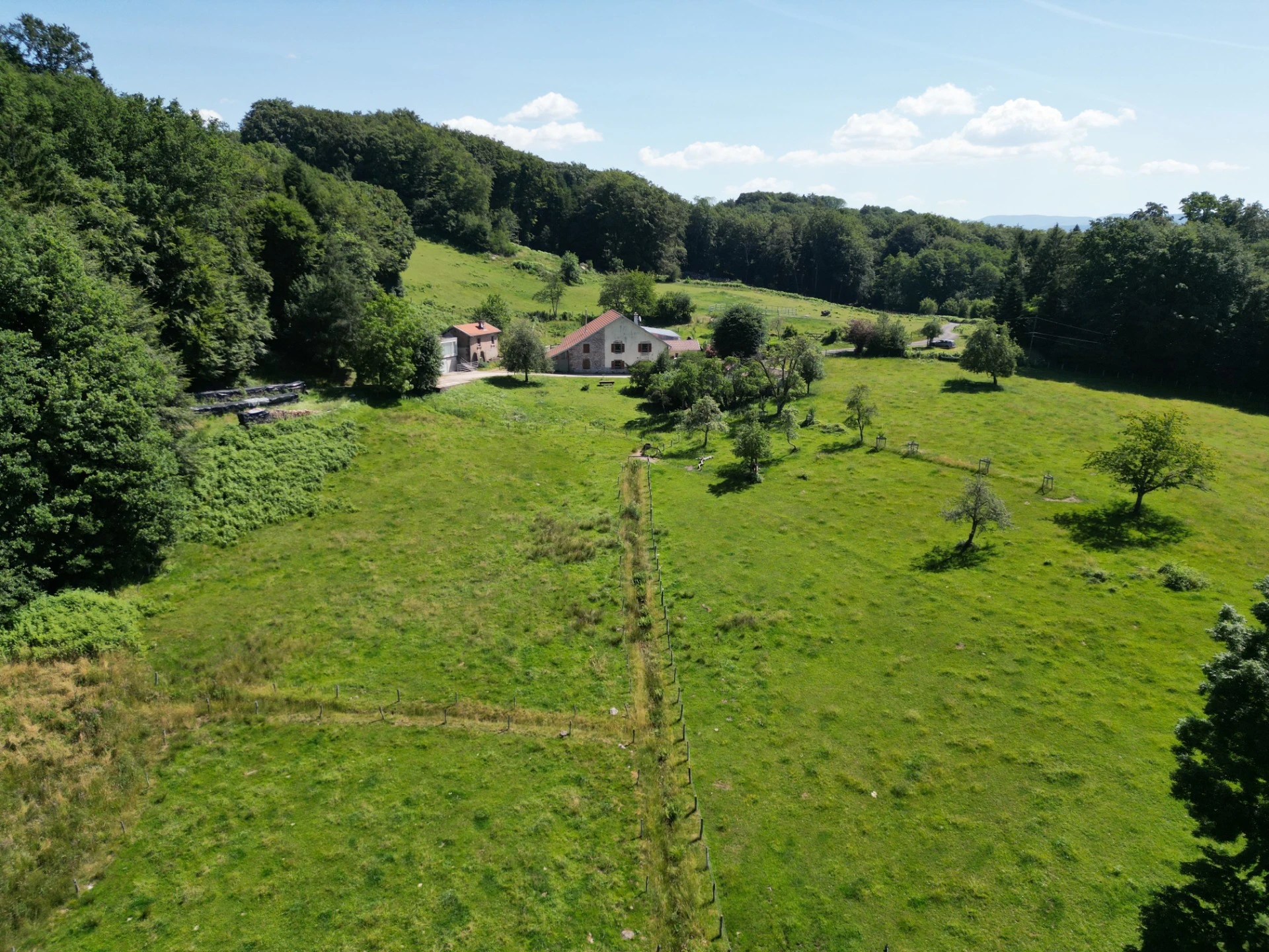 Vue aérienne du Domaine du Mont Gérard