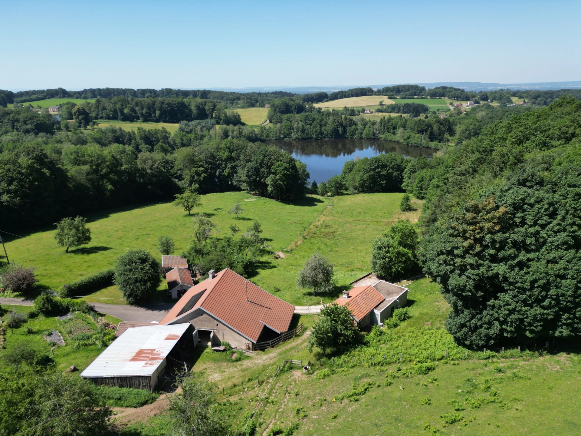 Vue aérienne du Domaine du Mont Gérard